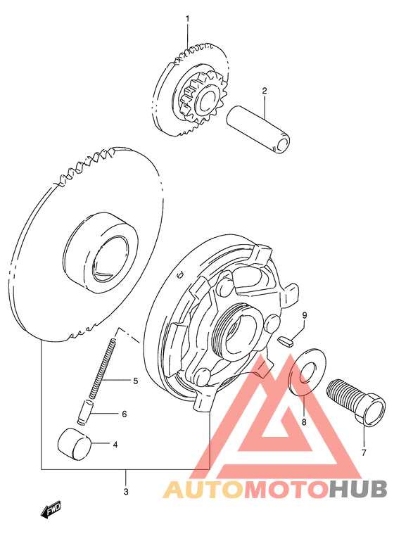 Муфта стартера