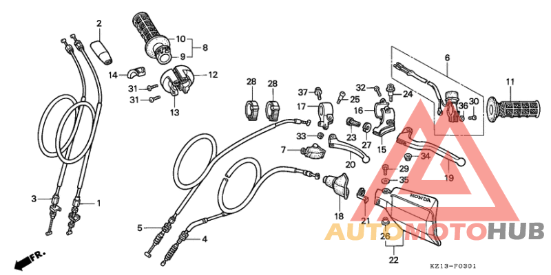 Handle lever/switch/ cable