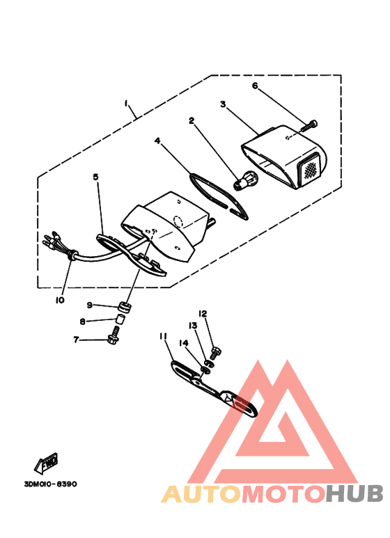 Taillight unit ass`y