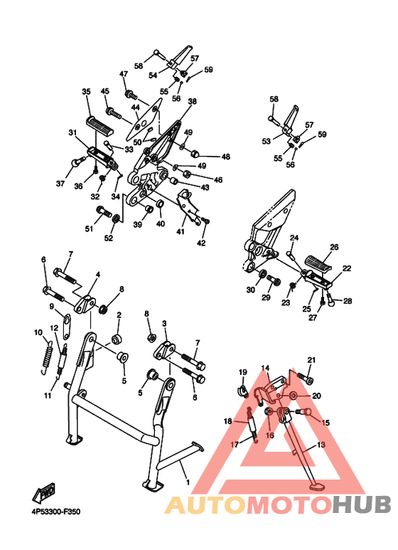 Support & repose pied
