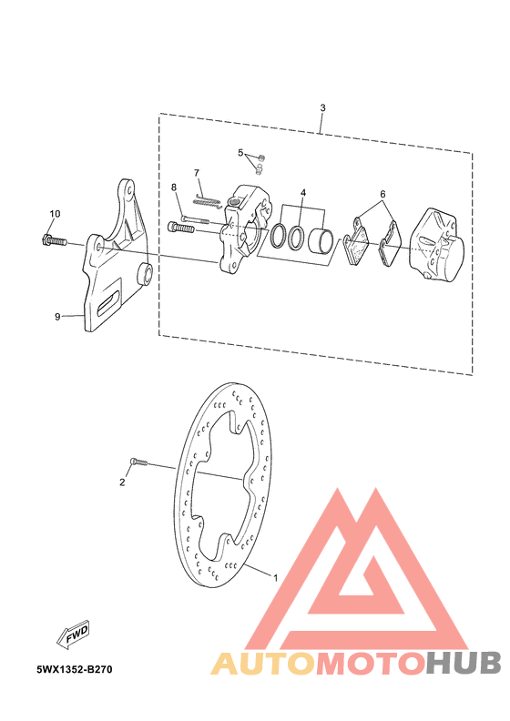 Задний суппорт