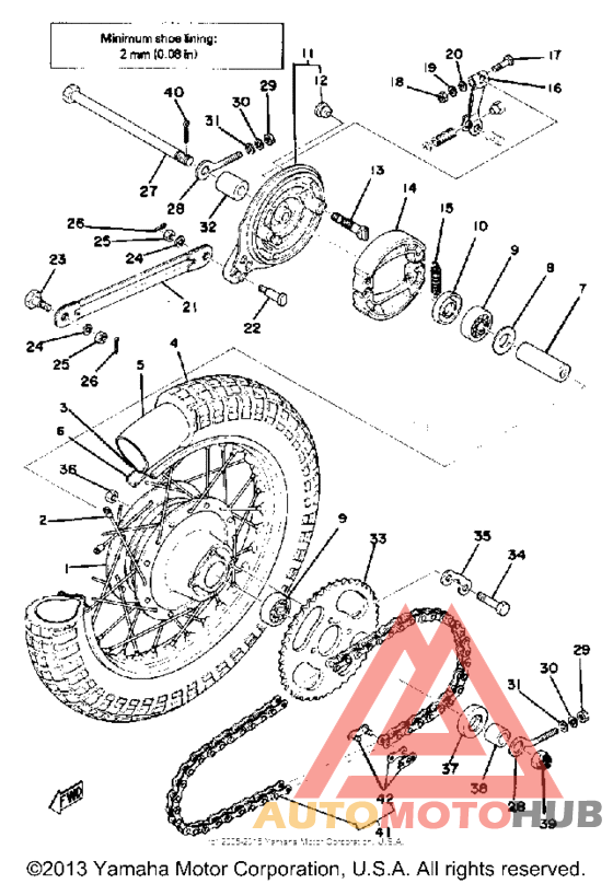 Переднее колесо