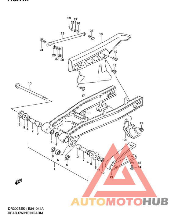 Маятник задний