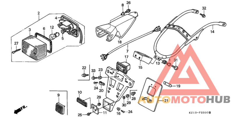 Taillight unit ass`y