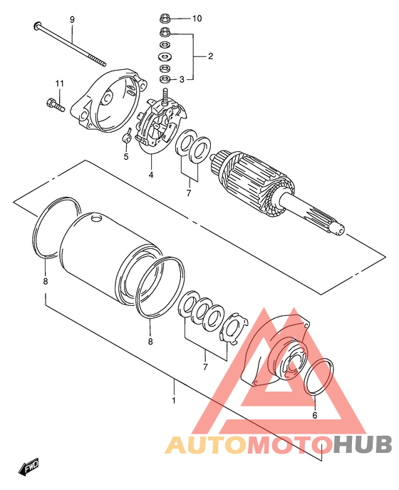 Стартерный мотор