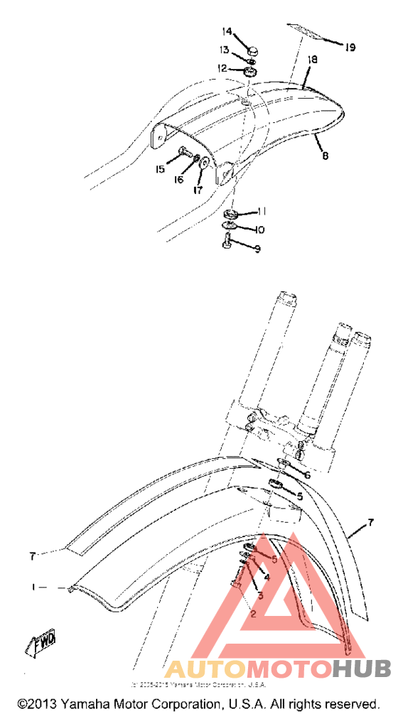 Front fender - rear fender