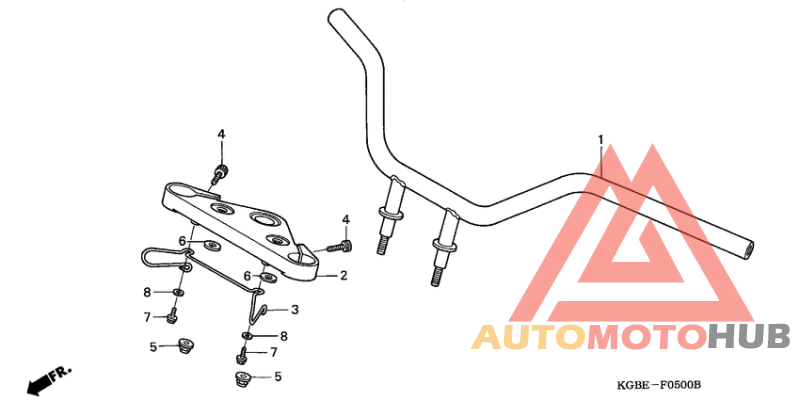 Handle pipe/top bridge