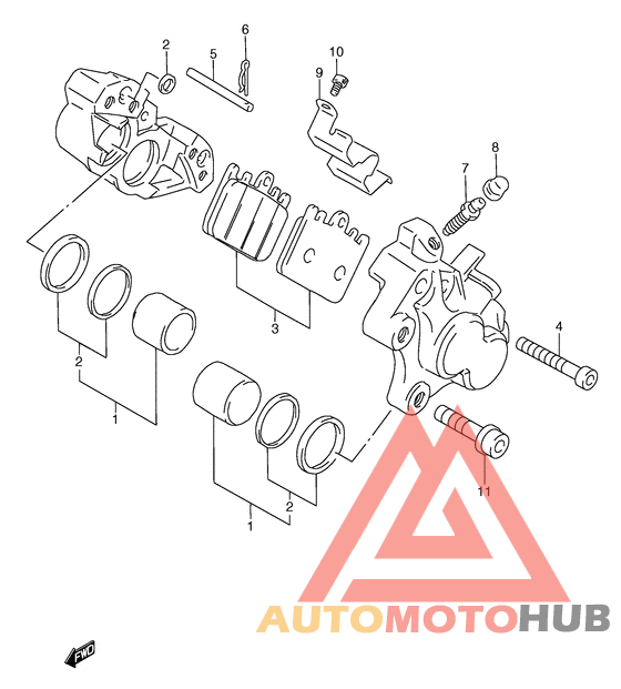 Передний суппорт