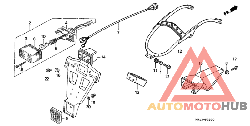 Taillight unit ass`y