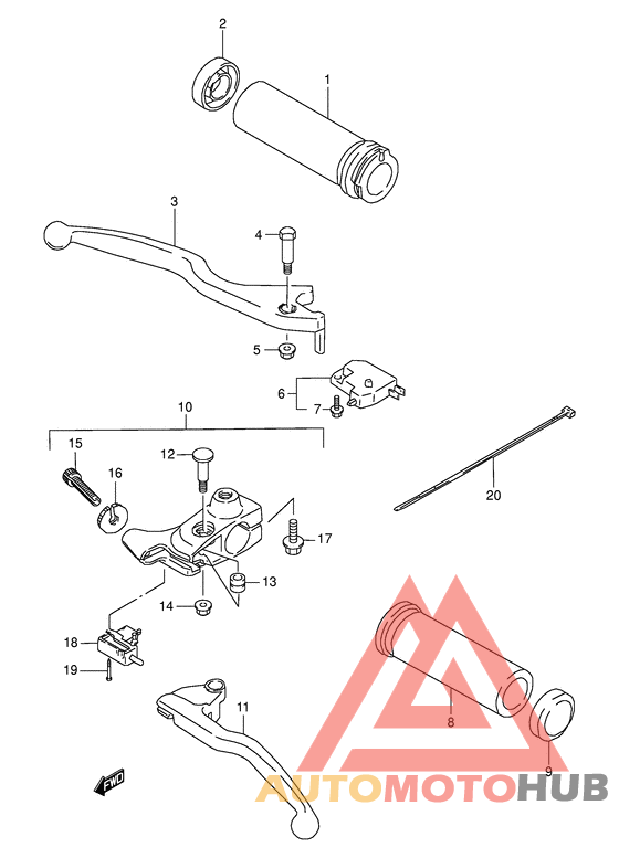 Рулевой рычаг
