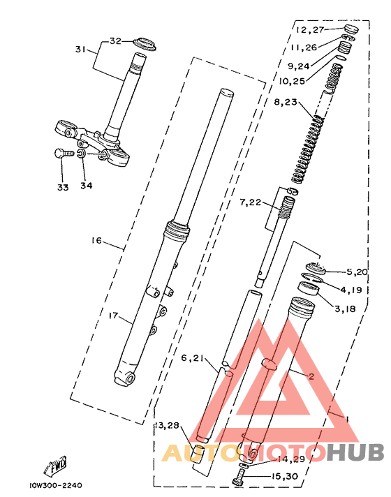 Передняя вилка