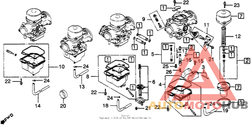 Carburetor comp. parts