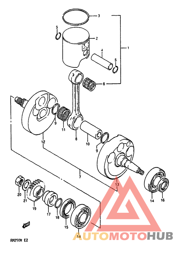 Вал коленчатый