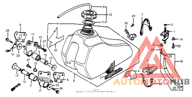 Fuel tank 82