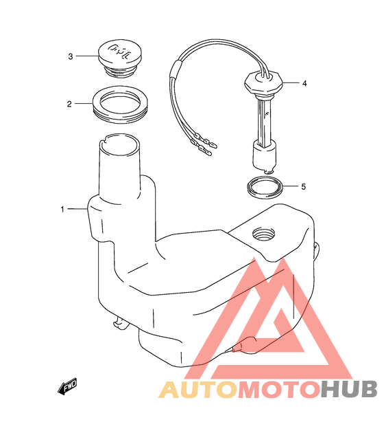 Бак масляный