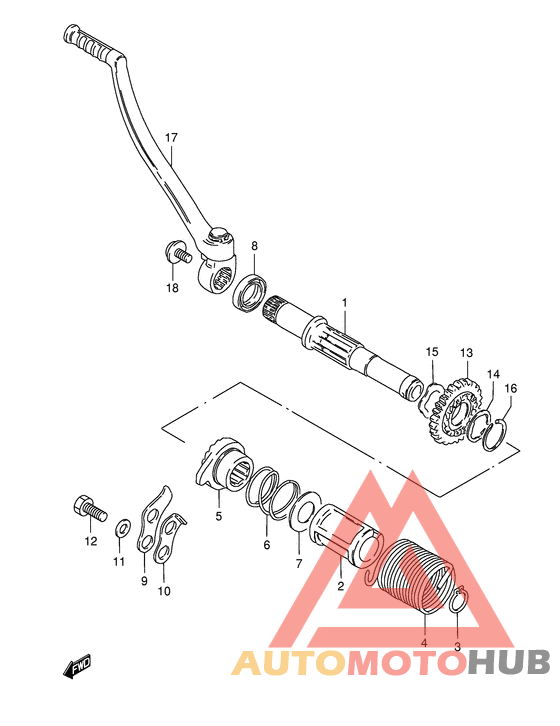 Ножной стартер