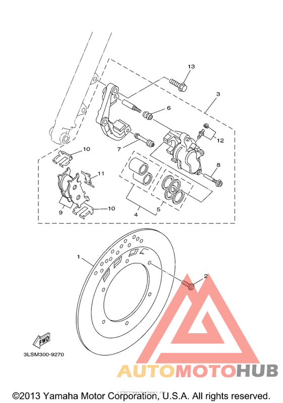 Передний суппорт