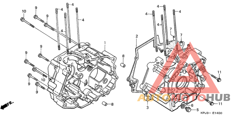 Картер двигателя
