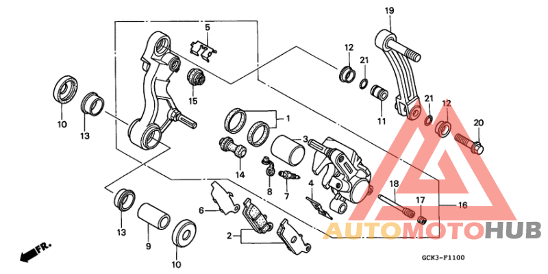 Передний суппорт