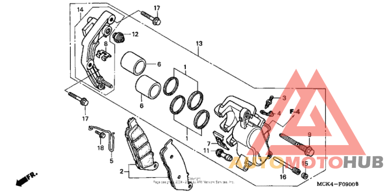 Передний суппорт