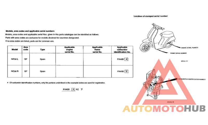 *Applicable serial numbers