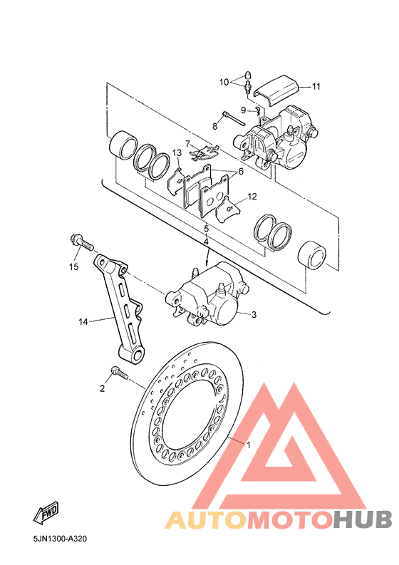 Задний суппорт