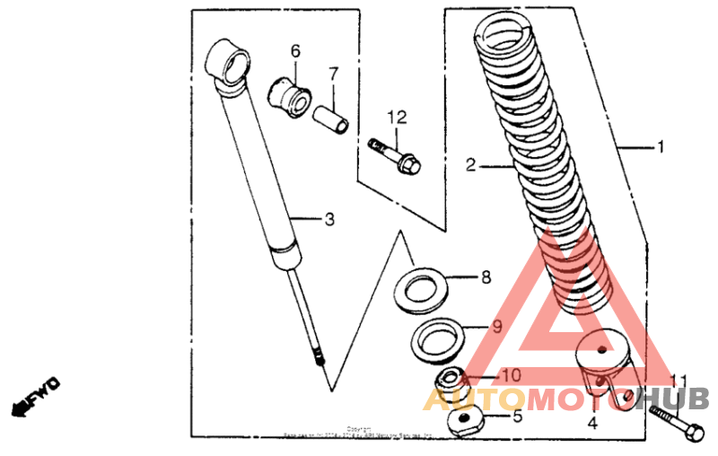 Задние амортизаторы