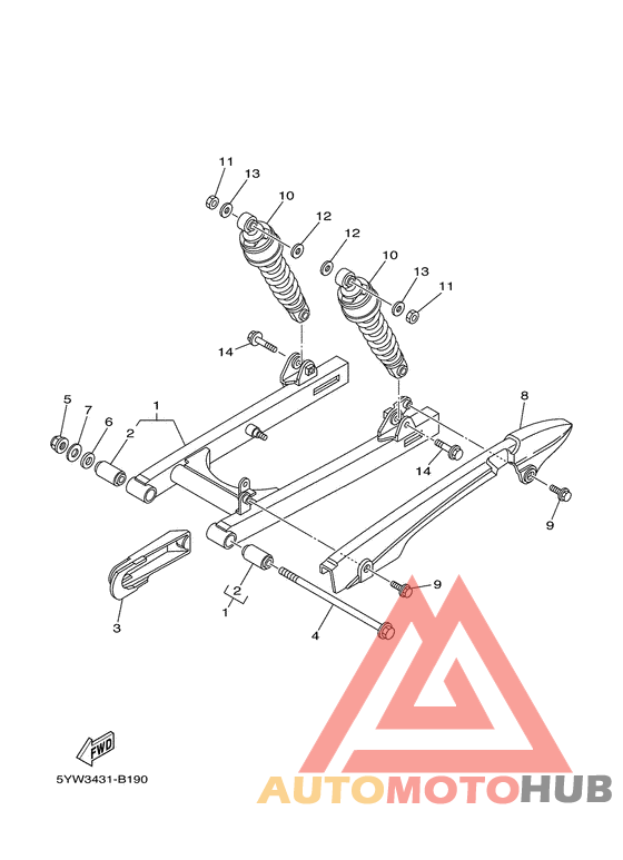 Rear arm & suspension