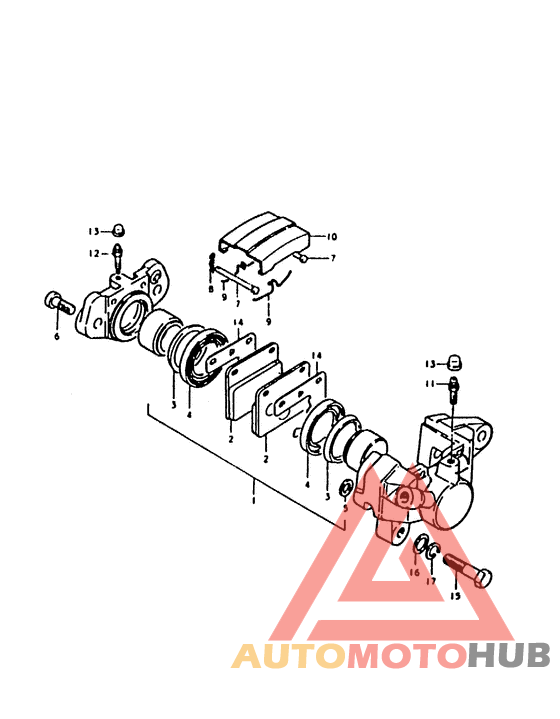 Задний суппорт