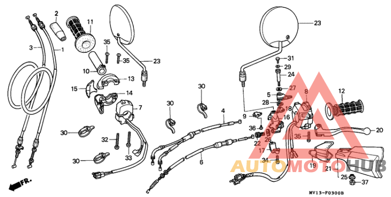 Handle lever/switch/ cable
