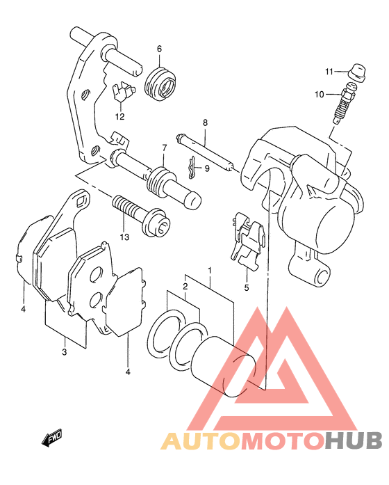 Передний суппорт
