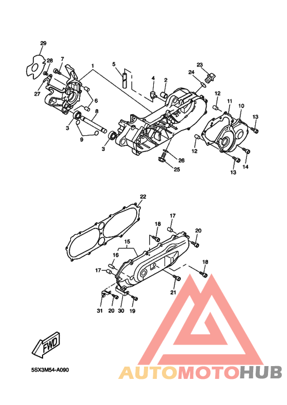 Картер двигателя