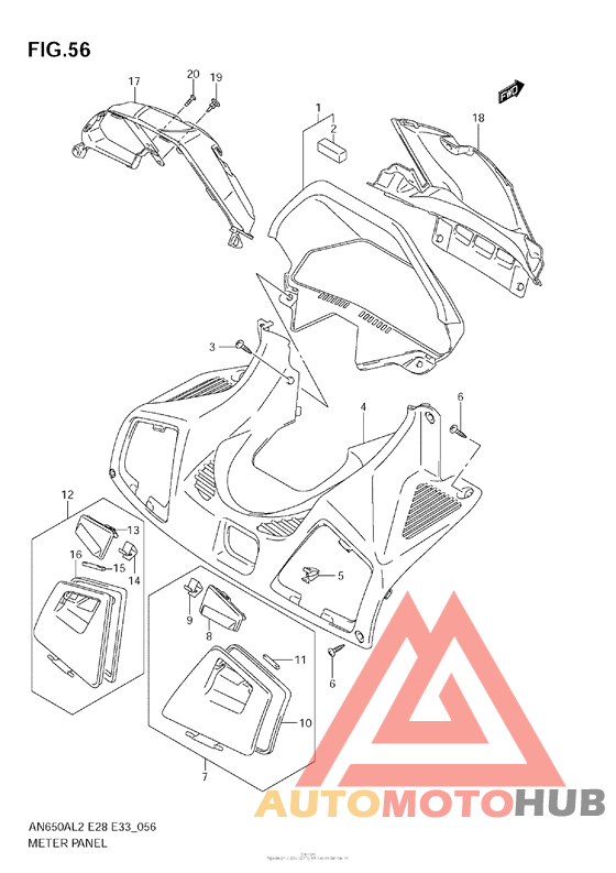 Meter Panel (An650A L2 E33)