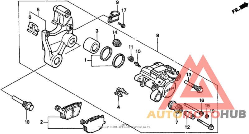 Задний суппорт