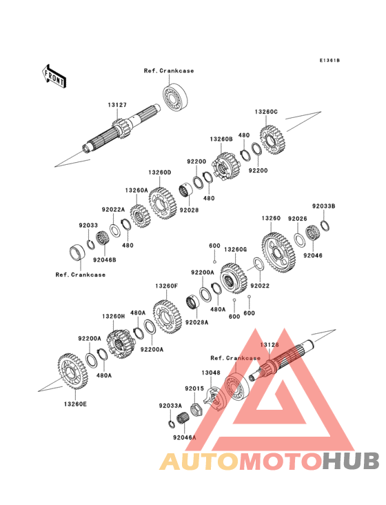 Transmission(vn1500-e5/e6)