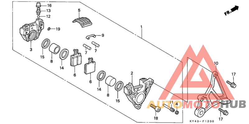 Задний суппорт