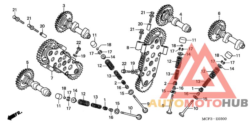 Распред вал/клапана