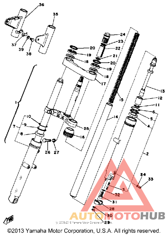 Передняя вилка
