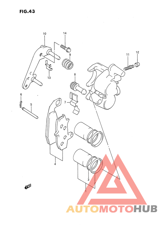 Передний суппорт