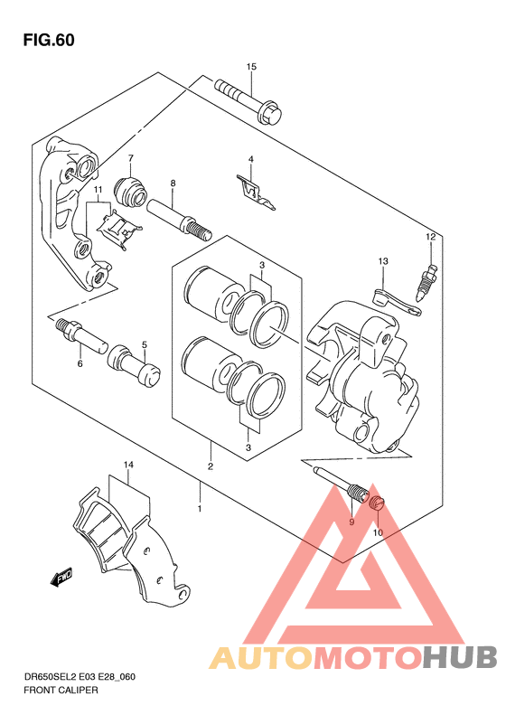 Передний суппорт