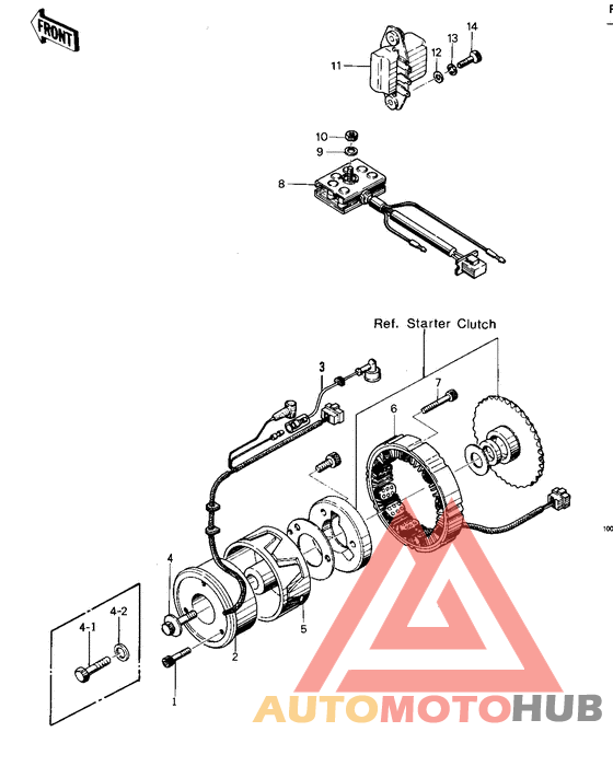 Generator/regulator/rectifier