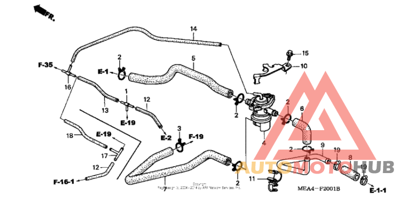 Air injection control valve (ac)