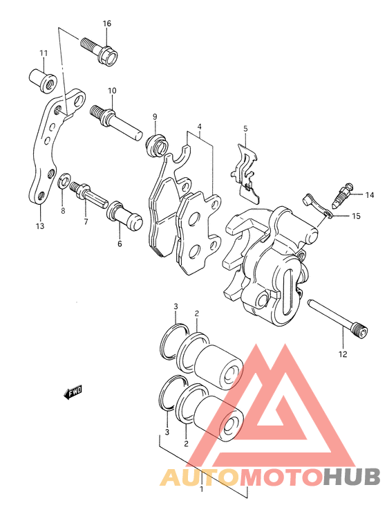 Передний суппорт
