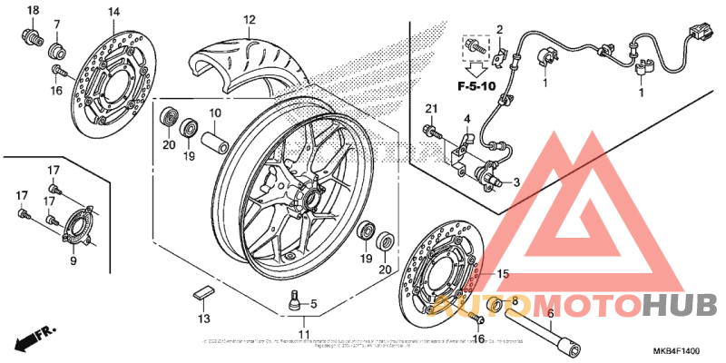 Переднее колесо