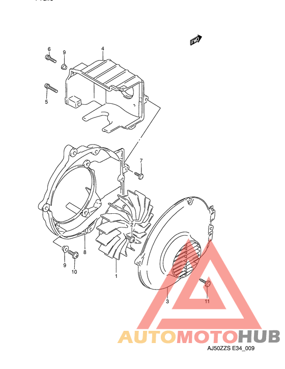 Вентилятор охлаждения