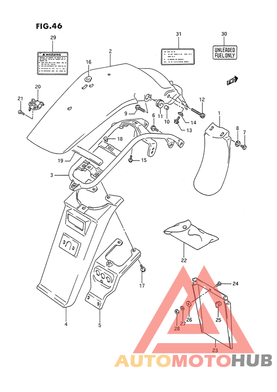 Заднее крыло