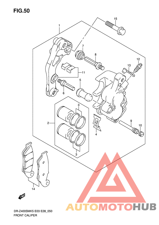 Передний суппорт