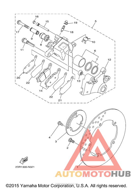 Задний суппорт