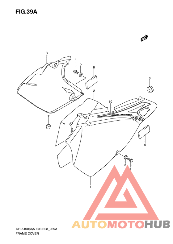 Обтекатель задний