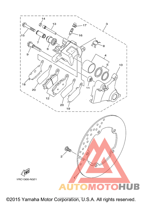Задний суппорт